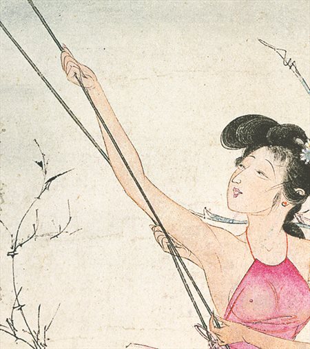 湖南-胡也佛的仕女画和最知名的金瓶梅秘戏图